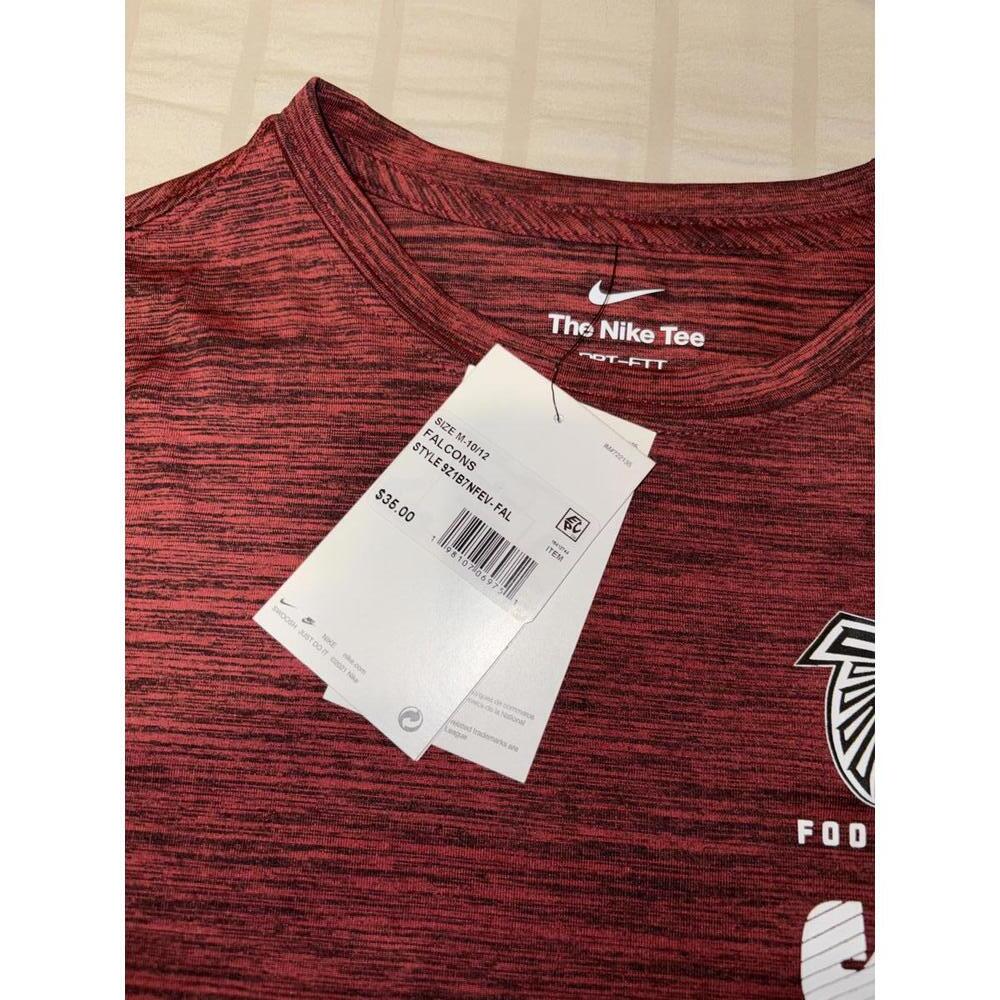 New with Tags Nike Dri Fit Atlanta Falcons Youth Medium NFL Football Tee - Picture 3 of 8